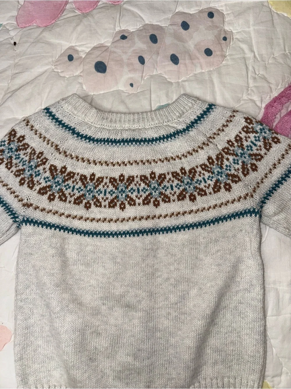 Carter’s Fair Isle Sweater – Size 18 Months